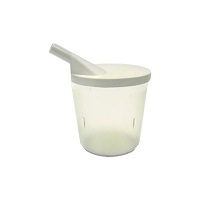 Clear Dysphagia Cup With Snorkel Lid