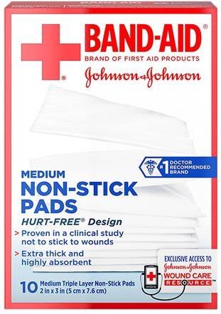  Band-Aid First Aid Nonstick Gauze Pad