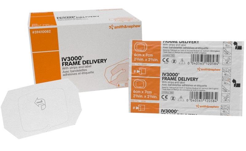 Smith & Nephew Opsite IV3000 Frame Delivery Moisture Responsive Catheter Dressing​