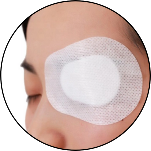 adhesive eye pad