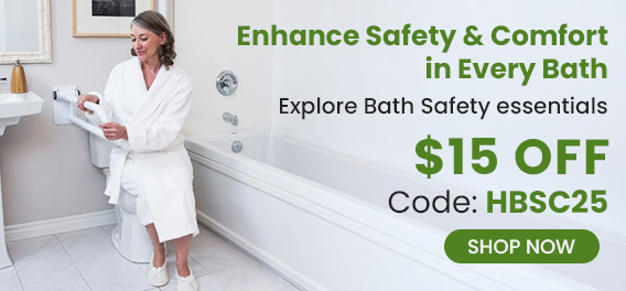 Bathroom safety equipment available at promotional discount