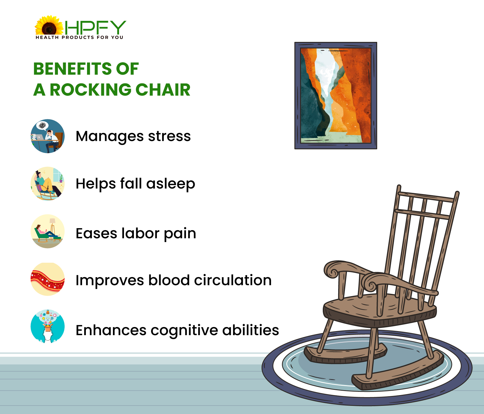 Rocking Chair Benefits from Pregnancy to Infancy