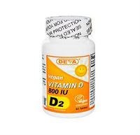 Deva Vegan Vitamin D 800 IU Dietary Supplements