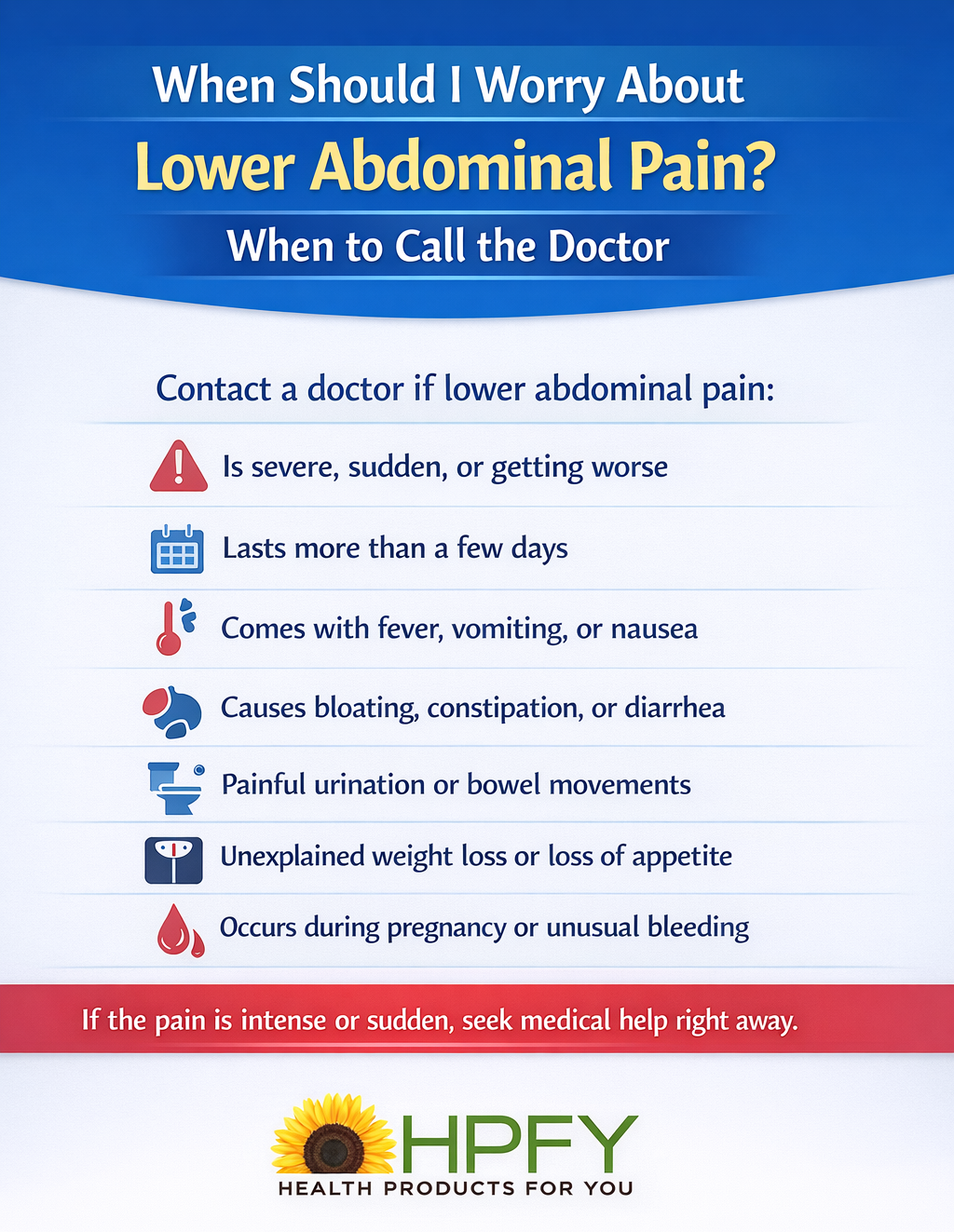 Pain in lower stomach female