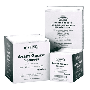 Medline Caring Non-Woven Sterile Gauze Sponges
