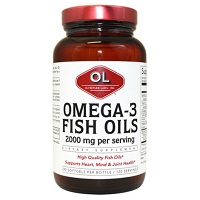 Olympian Labs Omega-3 Fish Oils Dietary Supplement