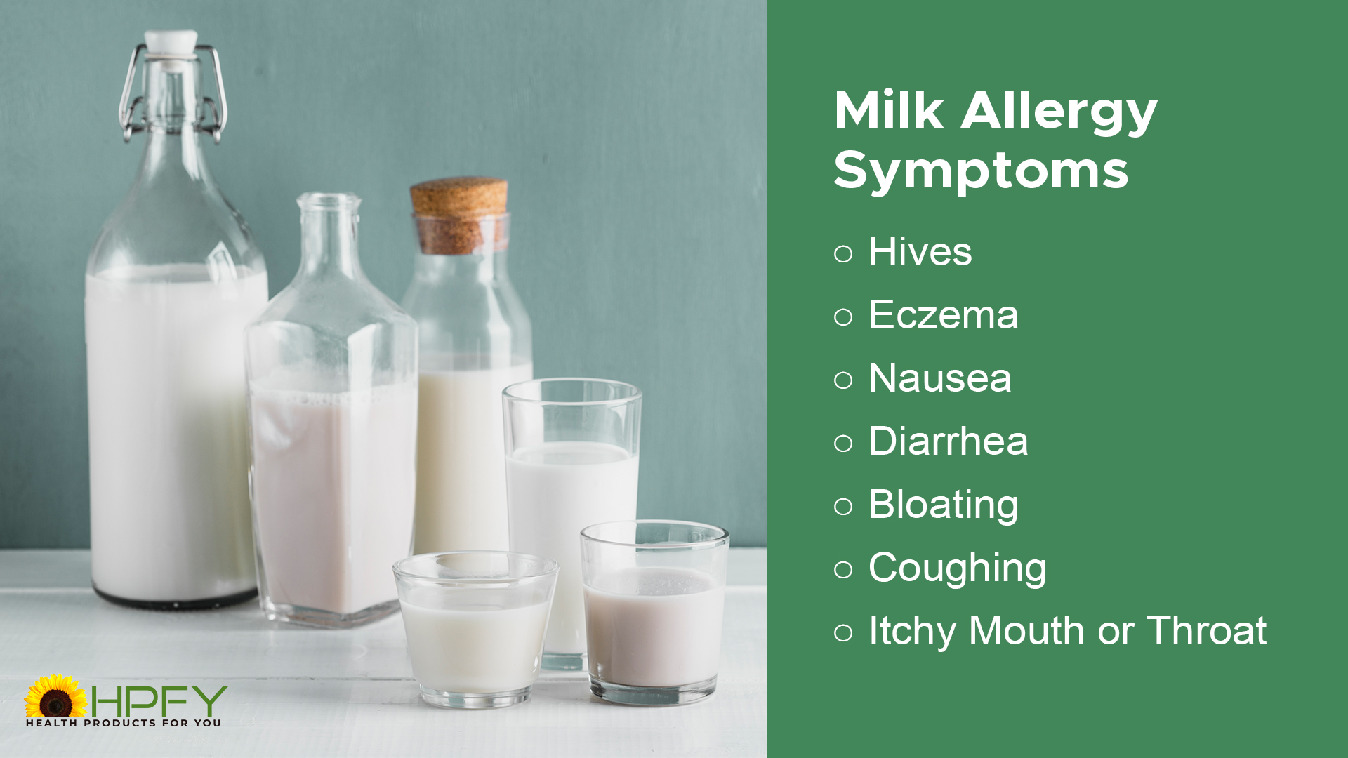 Symptoms of Milk Allergy