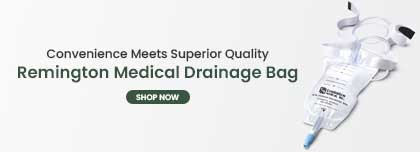 HPFY Remington Medical 600ml Drainage Bag